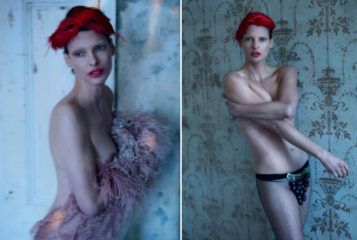 linda evangelista,mert & marcus linda evangelista,mert & marcus